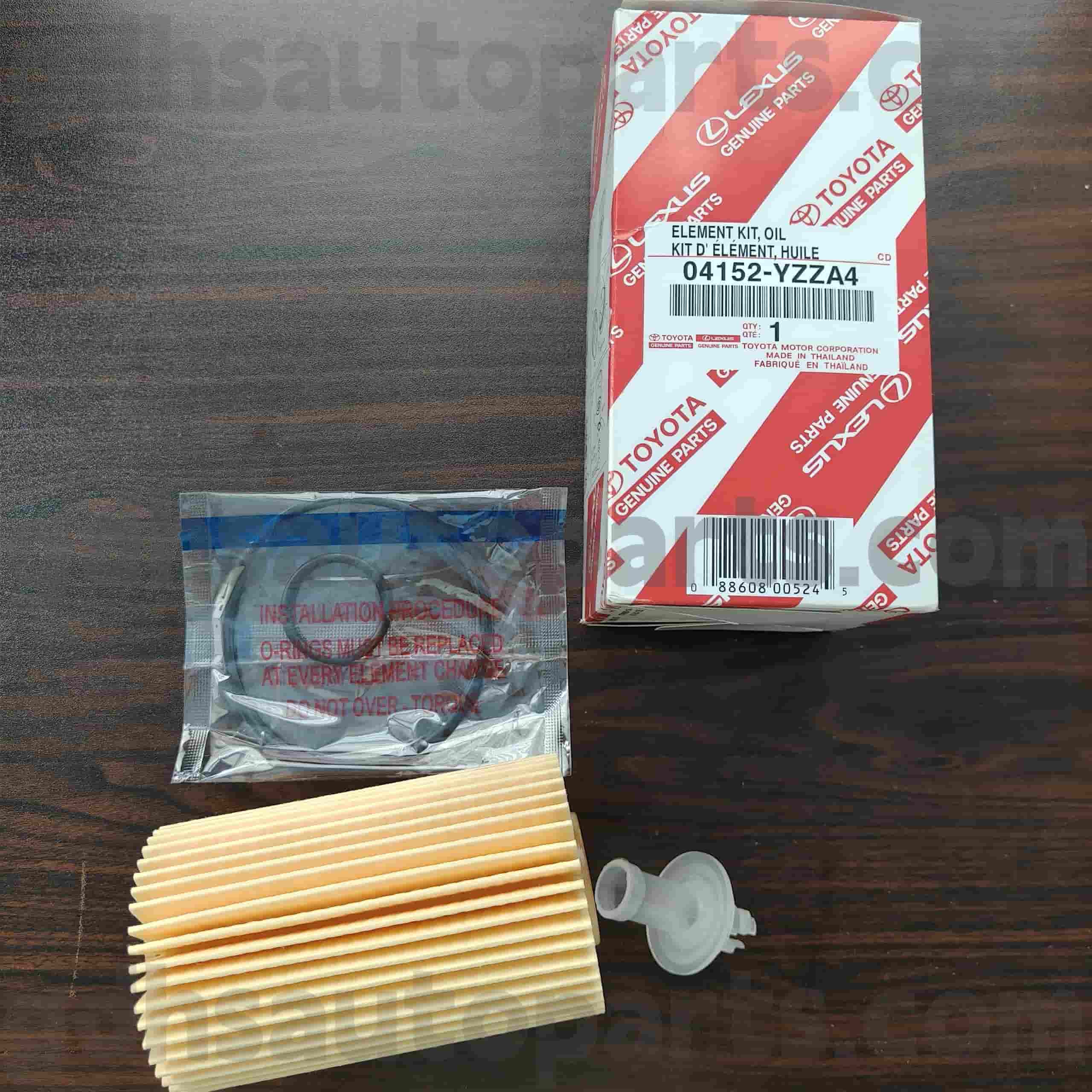 04152-YZZA4 Toyota Genuine Parts Oil Filtro para Toyota