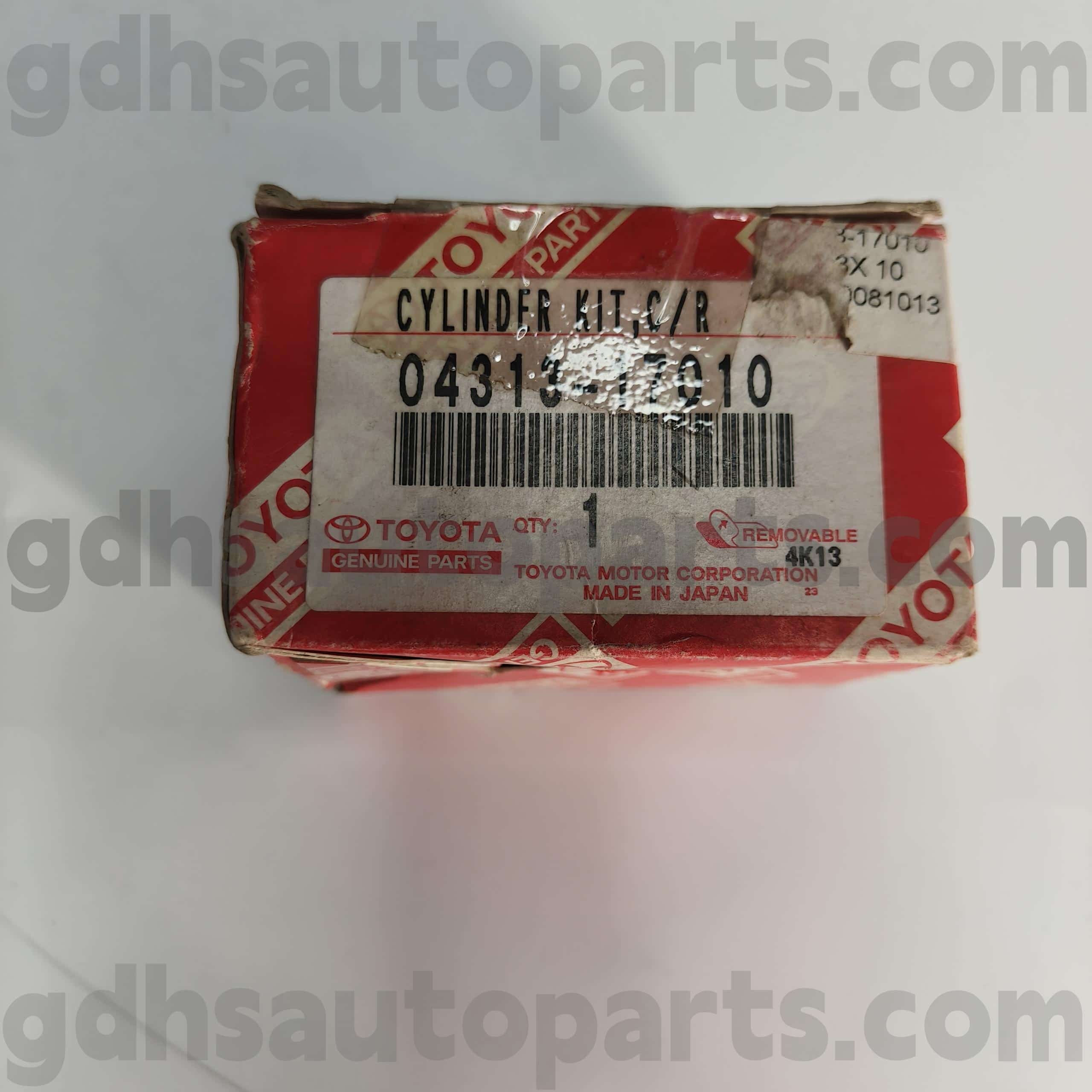 04313-17010 Toyota Genuine Parts Clutch Slave Cylinder Repair Kit para Camry (NAP) Chassis no. CDE120