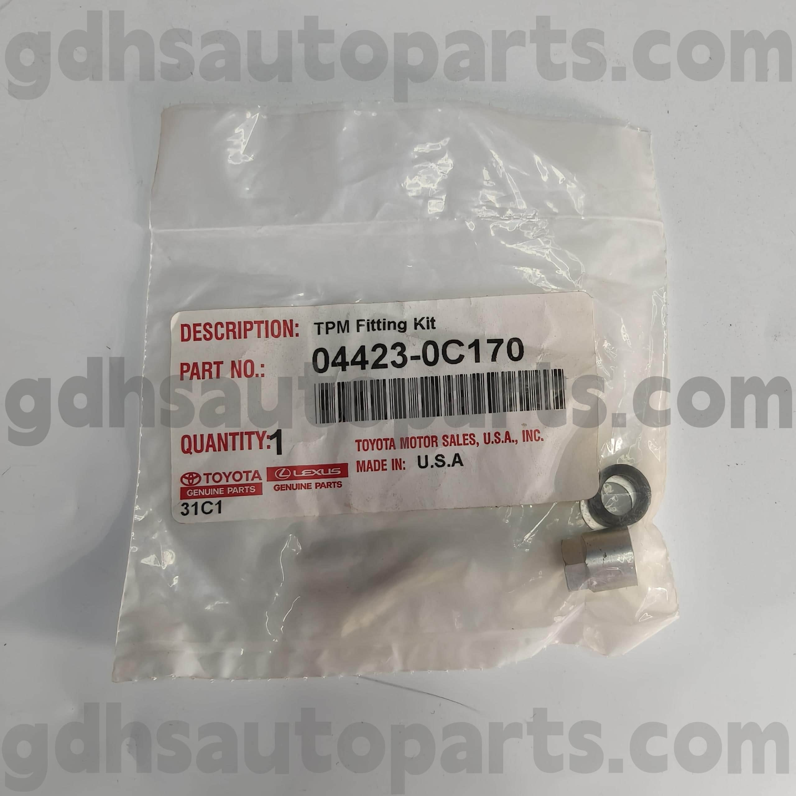 04423-0C170 Toyota Genuine Parts Valve Capt para Sienna, Chassis Highlander (NAP) no. GSL3#
