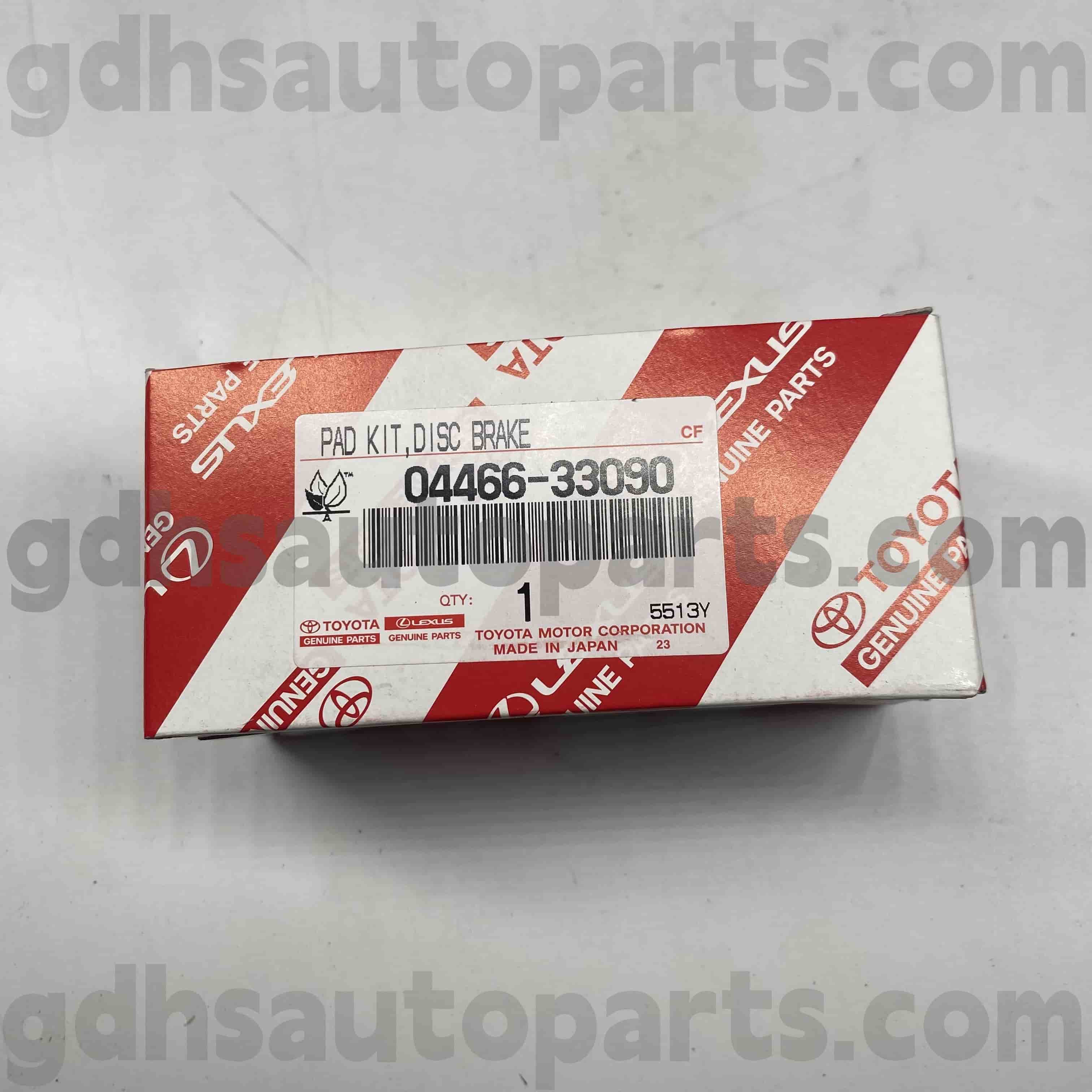 04466-33090 Toyota Genuine Parts Trow Breke Pachots para Camry, Chassis Lexus ES300/330 no. ACV30 MCV30 ES