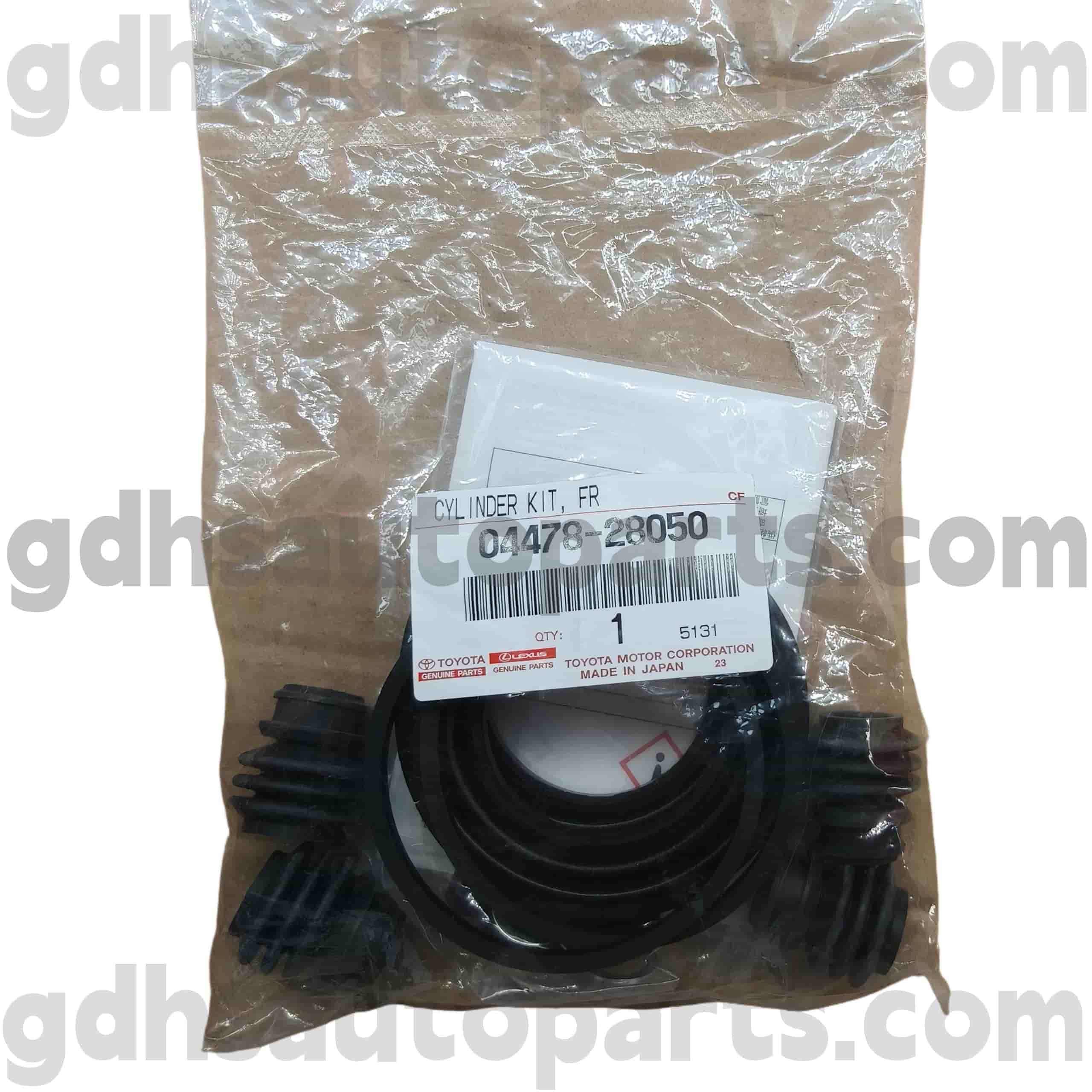 04478-28050 Toyota Partes genuínas Kit de reparo do cilindro de freio dianteiro para Previa, Alphard, Previa, Estima Chassis no. GGH20