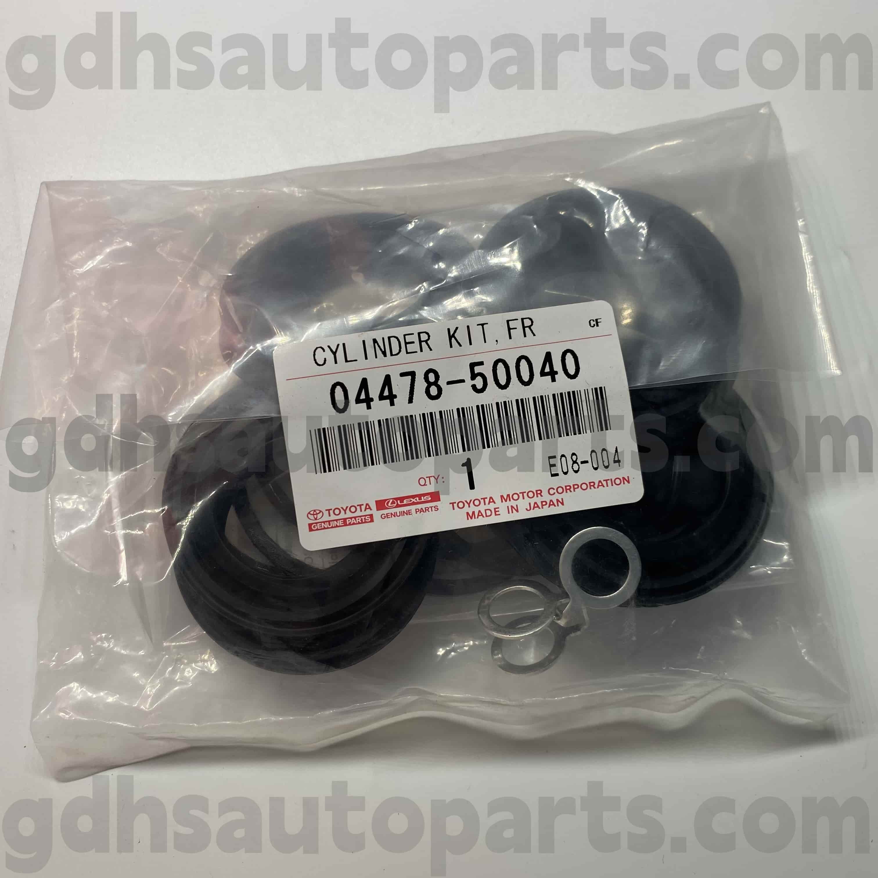 04478-50040 TOYOTA PEÇAS Genuínas Kit de reparo do freio dianteiro para o chassi LS460/460L, LS600H/600HL no. Usf4# uvf4#
