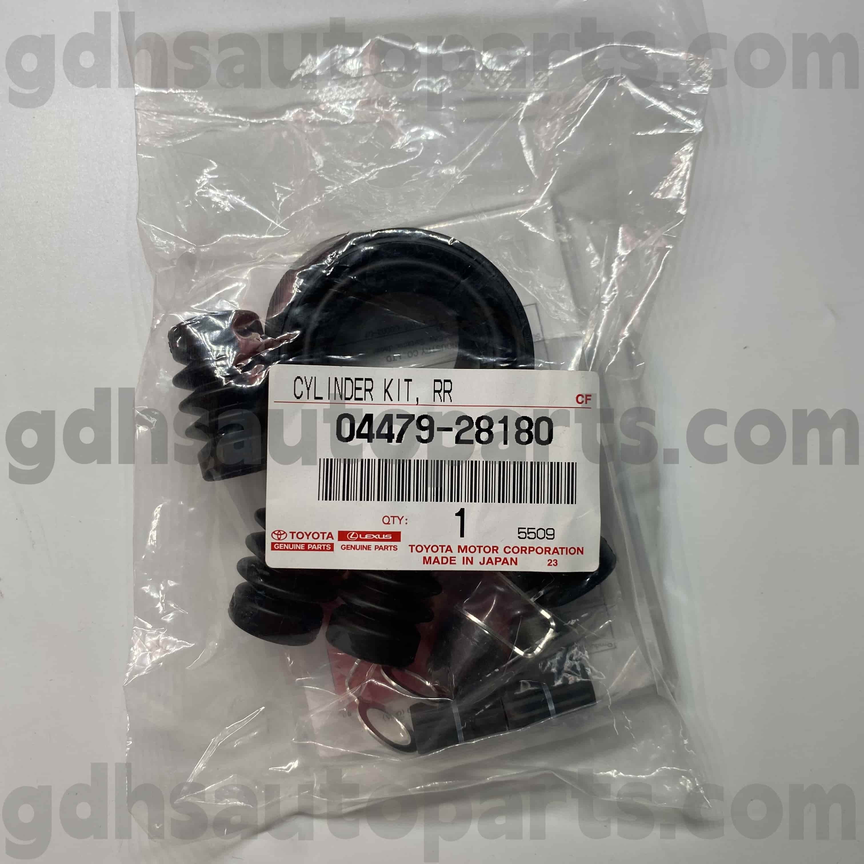 04479-28180 TOYOTA PEÇAS GENUINAS KIT DE REPARO DE CILINDRO TRASEIRO DE FREIO TRASEIRA PARA ARDESTA, TEMA CHASSIS NO. ACR50 GSR50