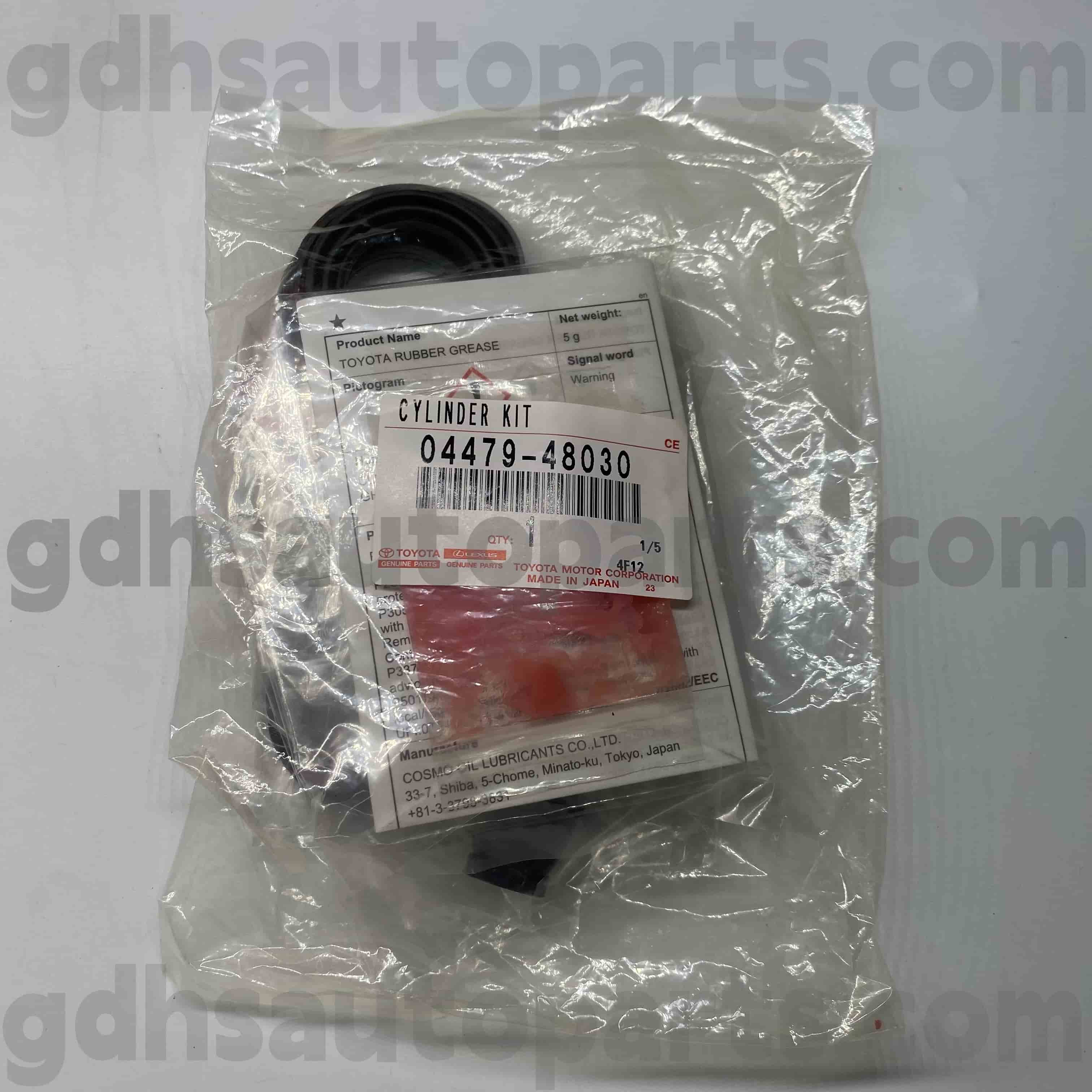 04479-48030 TOYOTA PEÇAS GENUINAS KIT DE REPARO DE CILINDRO TRASEIRO DE FREIO TRASEIRO PARA WISH, CAMRY, CHASSIS LEXUS ES300 NO. ACV3#