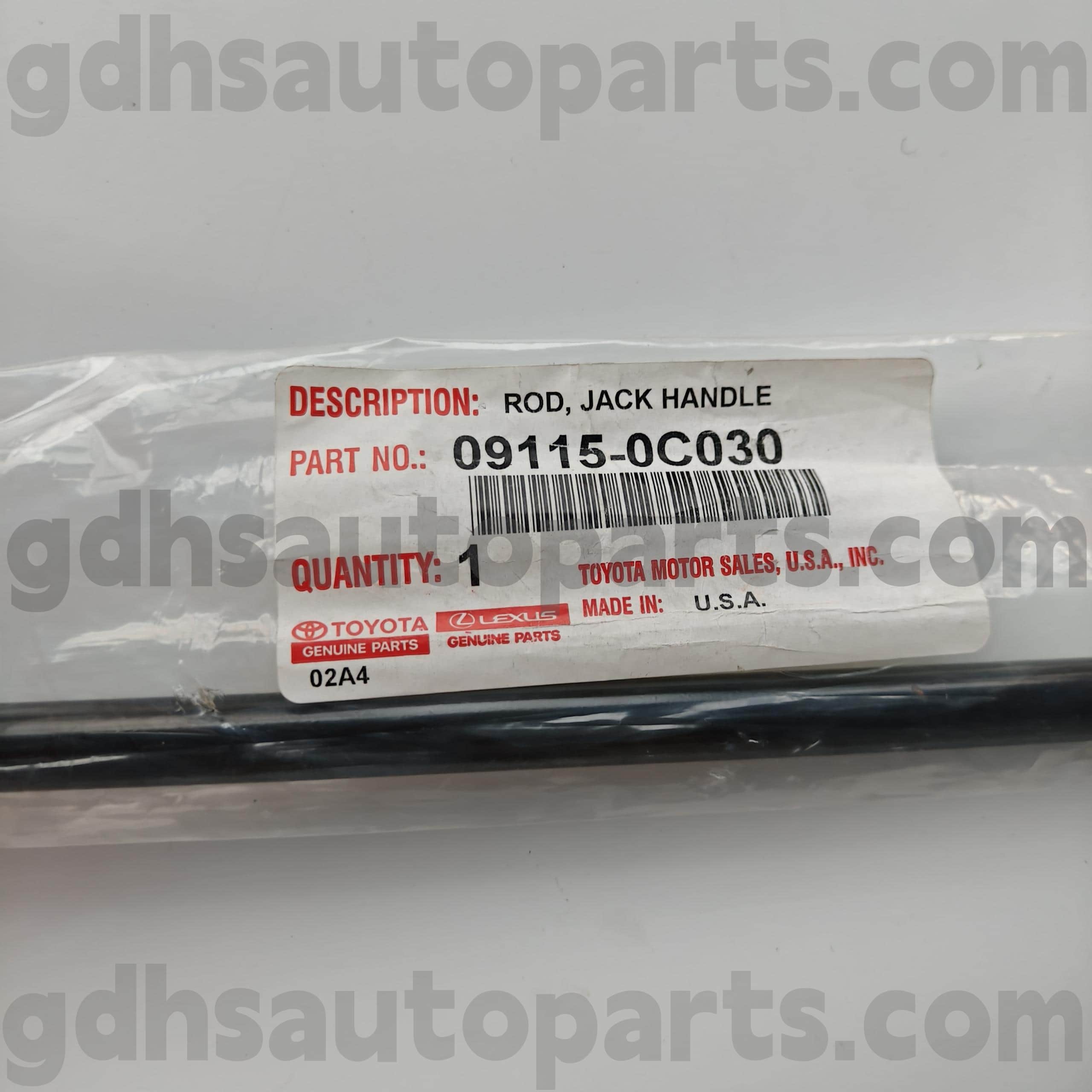09115-0C030 Toyota Genuine Parts Bracket para Tacoma, Sequoia, Tundra Chassis no. Uck6#