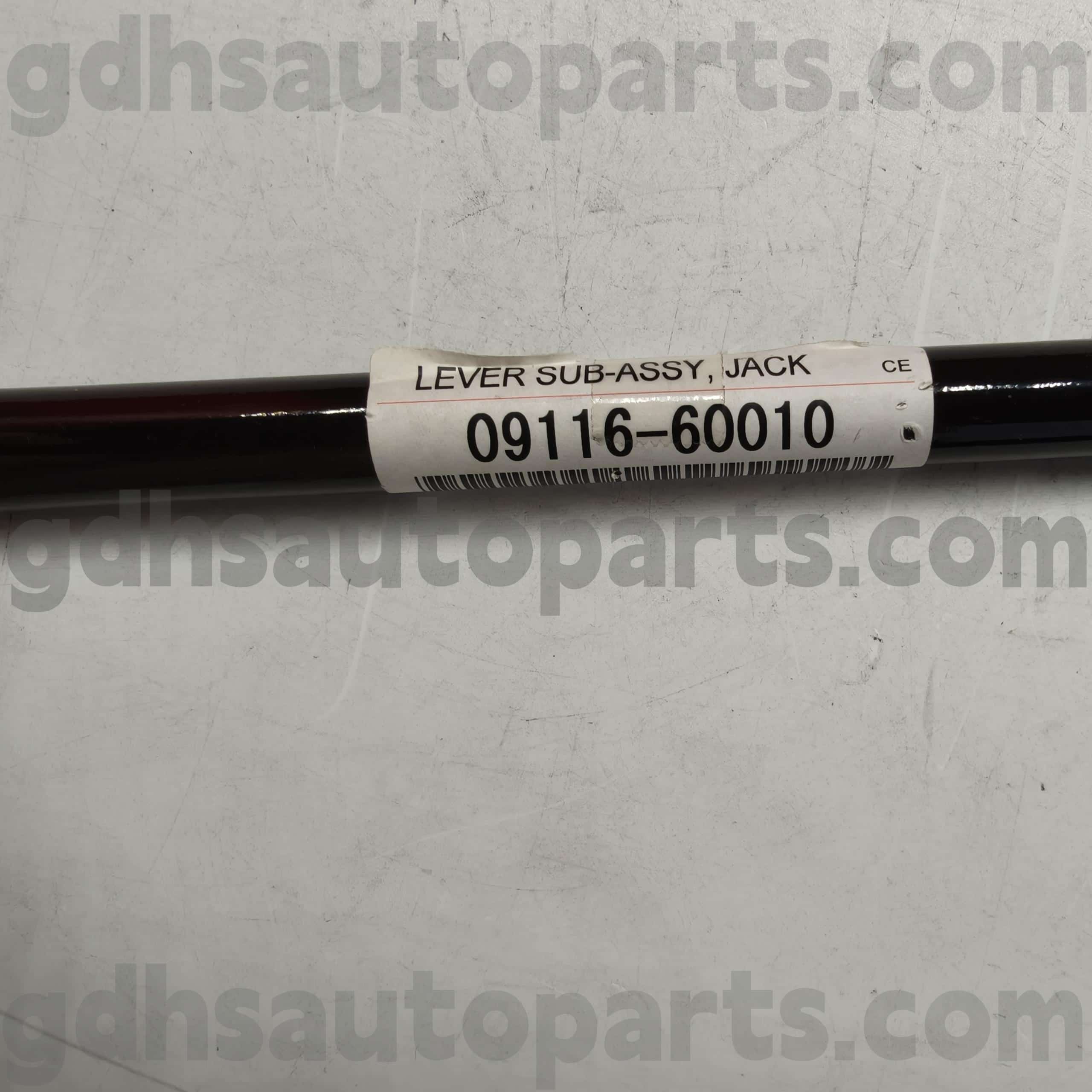 09116-60010 Toyota Genuine Parts Jack Handle for Mega Cruiser, Previa, Chassi da Granvia no. FZJ80