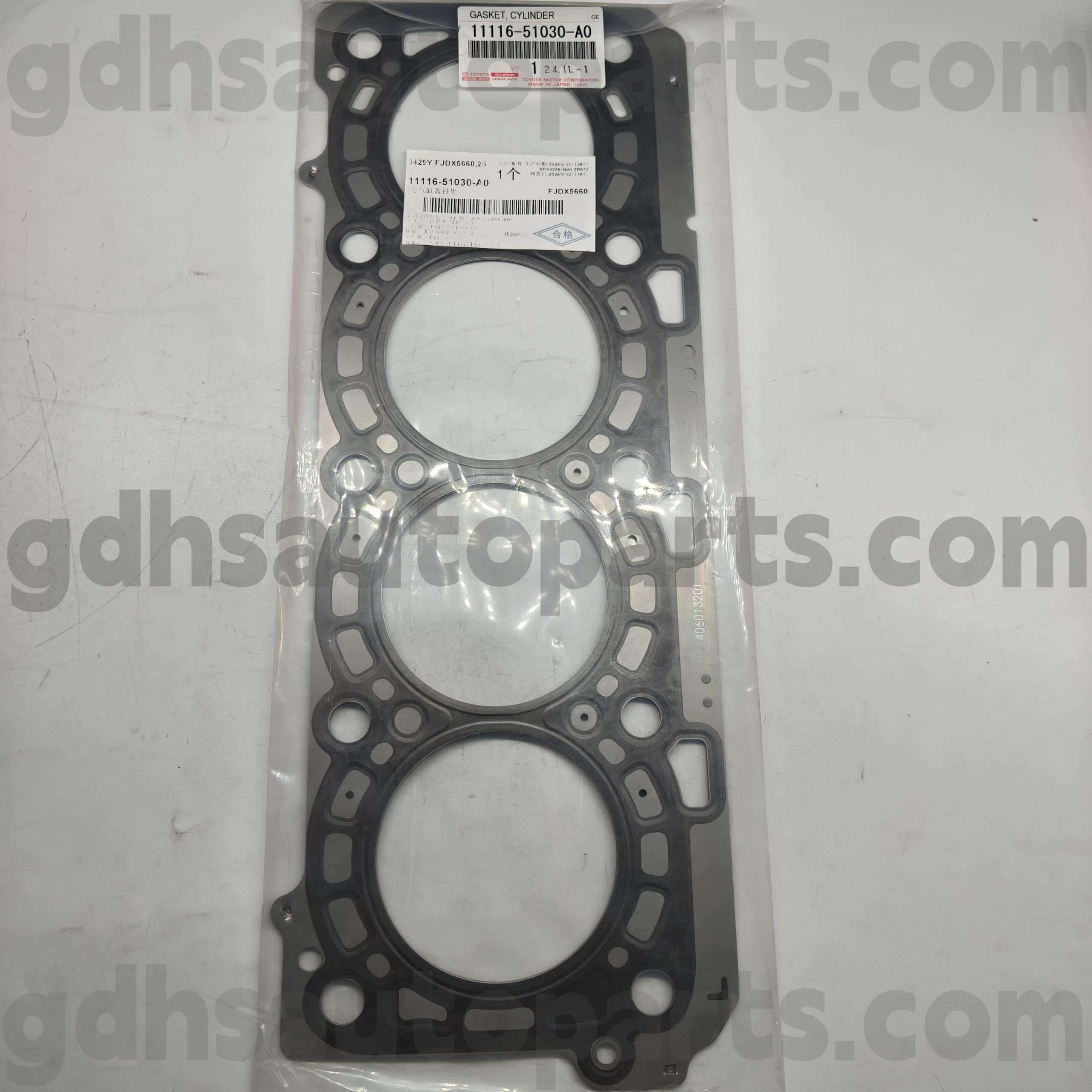 11116-51030-A0 Toyota Genuine Parts Left Cylinder Tampa de borracha Anel de borracha para Land Cruiser, LX450D/570
