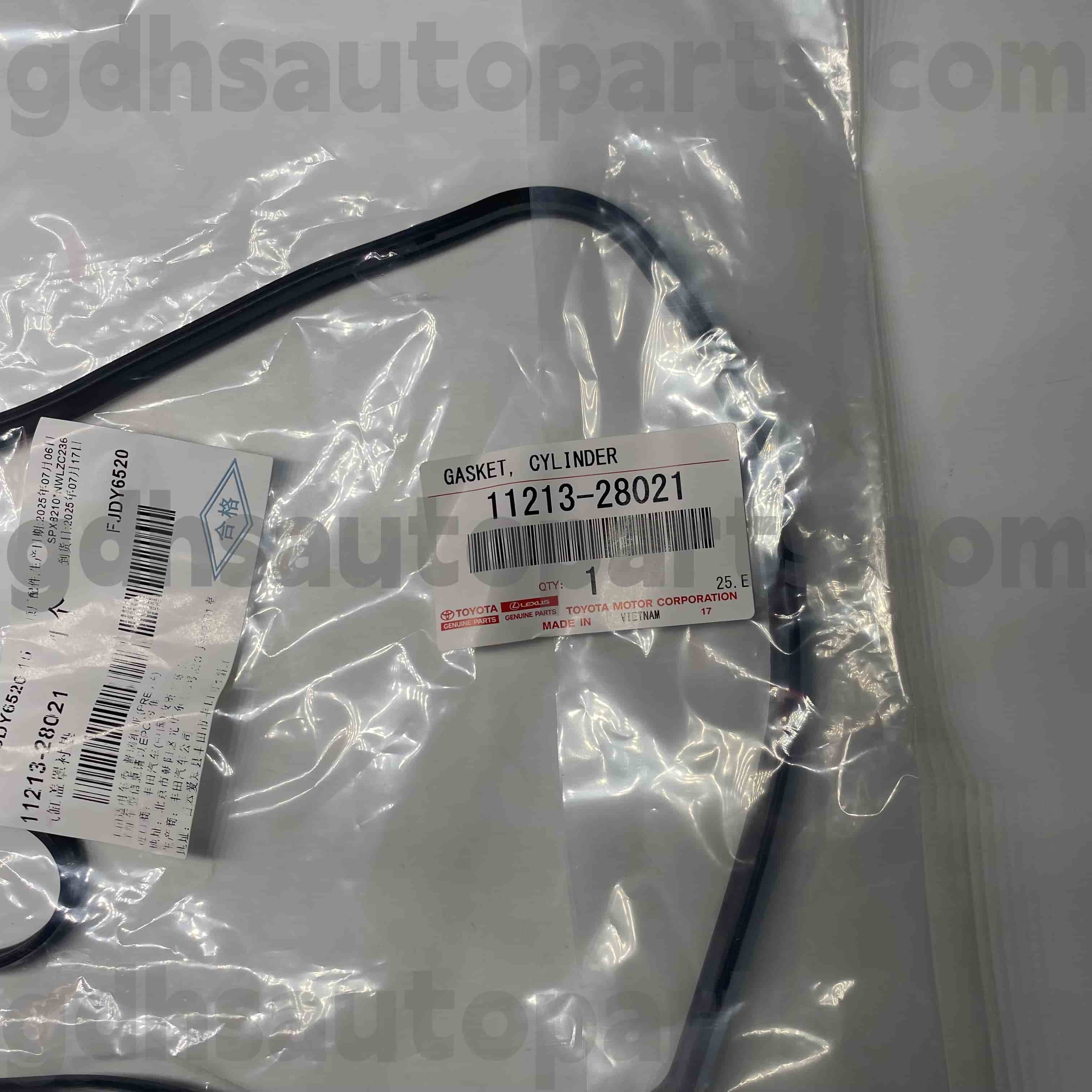 11213-28021 Toyota Genuine Parts Tampa de borracha anel de borracha para RAV4, Previa, Chassis Harrier no. ACR# ACV3#/4#