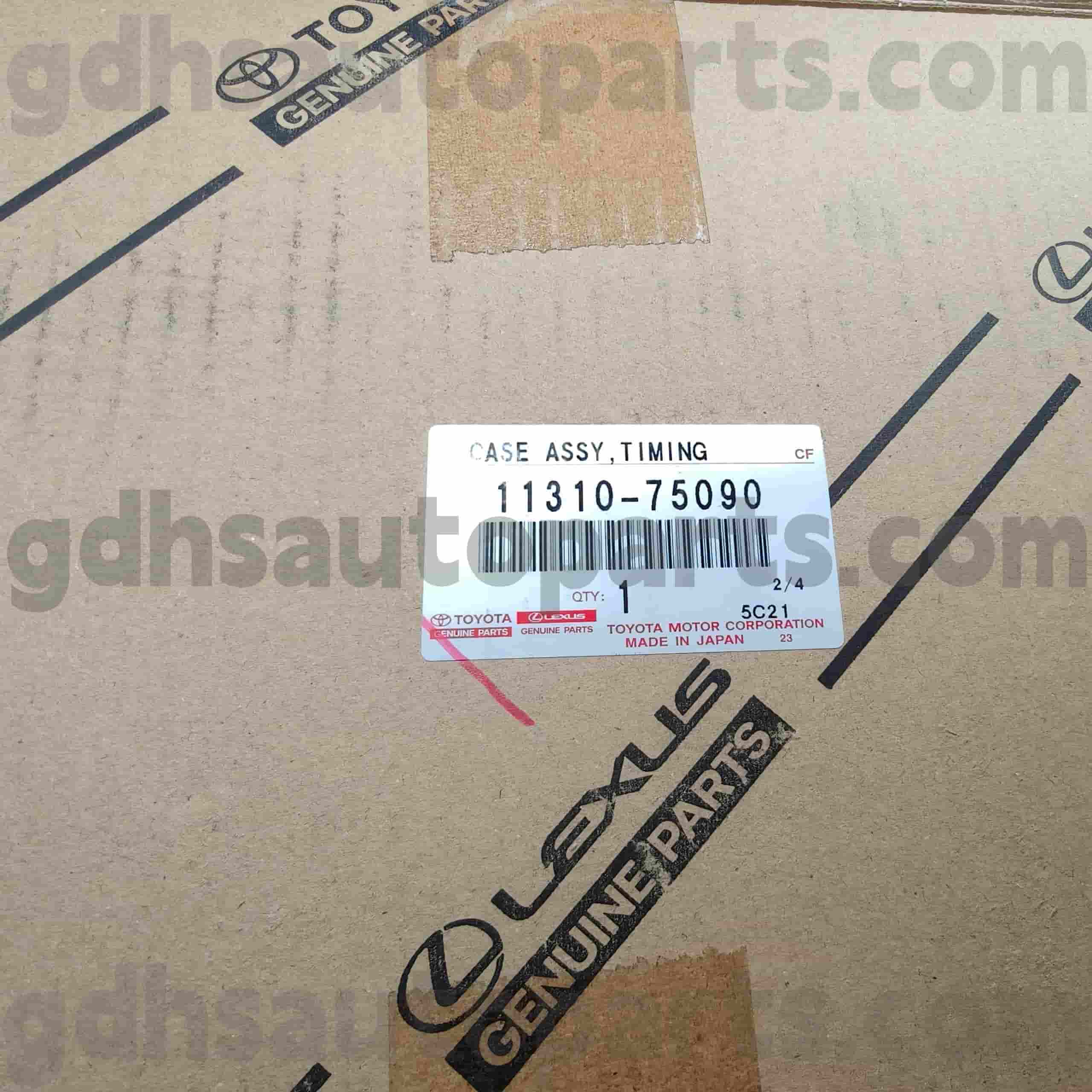 11310-75090 Tampa de distribuição de peças genuínas Toyota para LAND CRUISER PRADO, chassi TACOMA NO.TRJ152