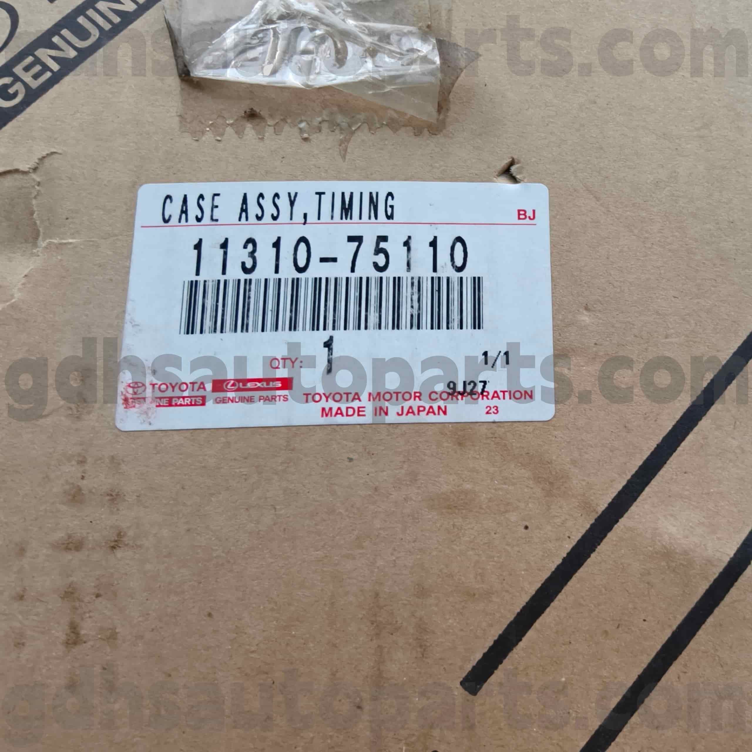 11310-75110 Tampa de distribuição de peças genuínas Toyota para LAND CRUISER PRADO, chassi TACOMA NO.TRJ150