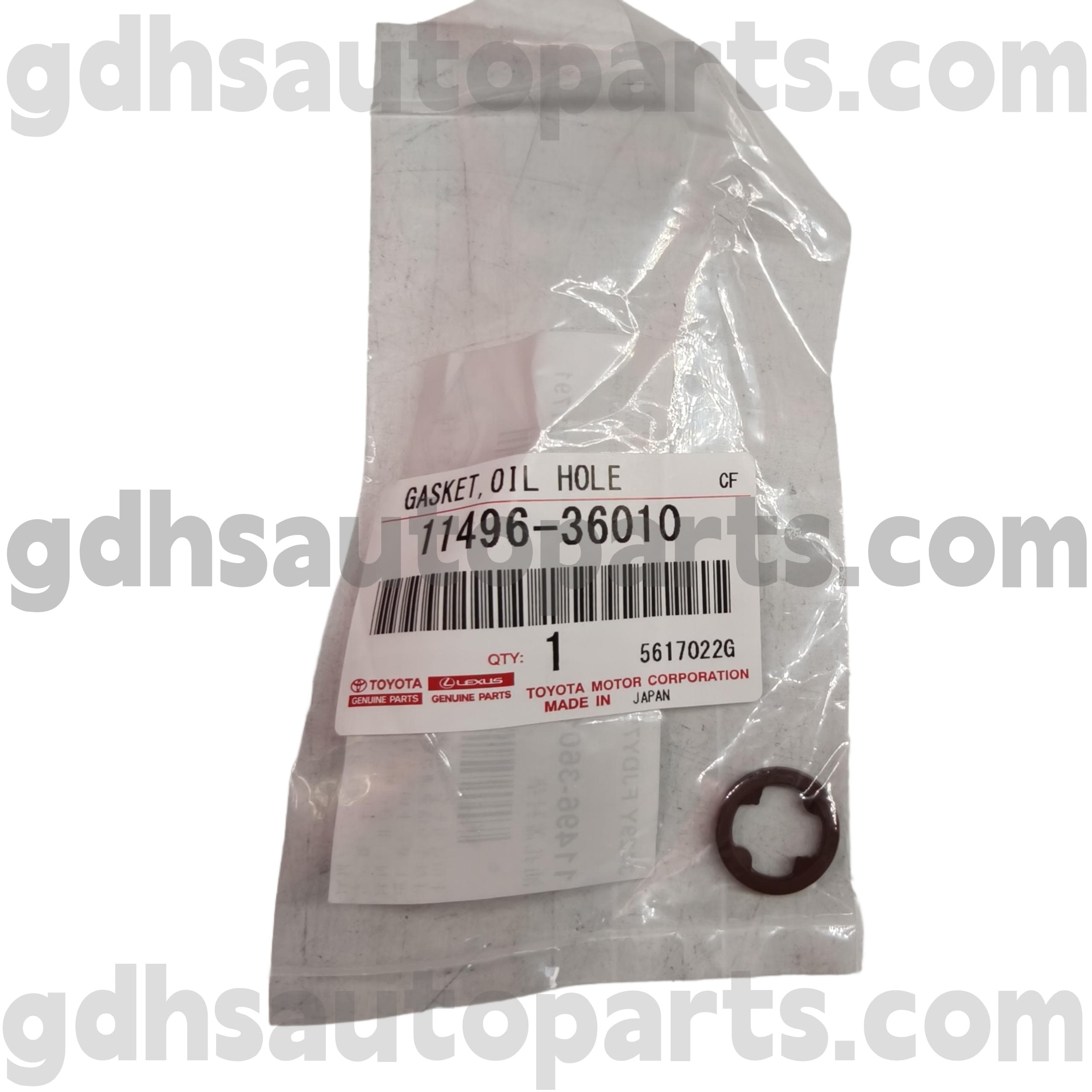 11496-36010 Junta de cobertura de distribuição de peças genuínas Toyota para CAMRY, RAV4, chassi ALPHARD NO.3URFE URJ201
