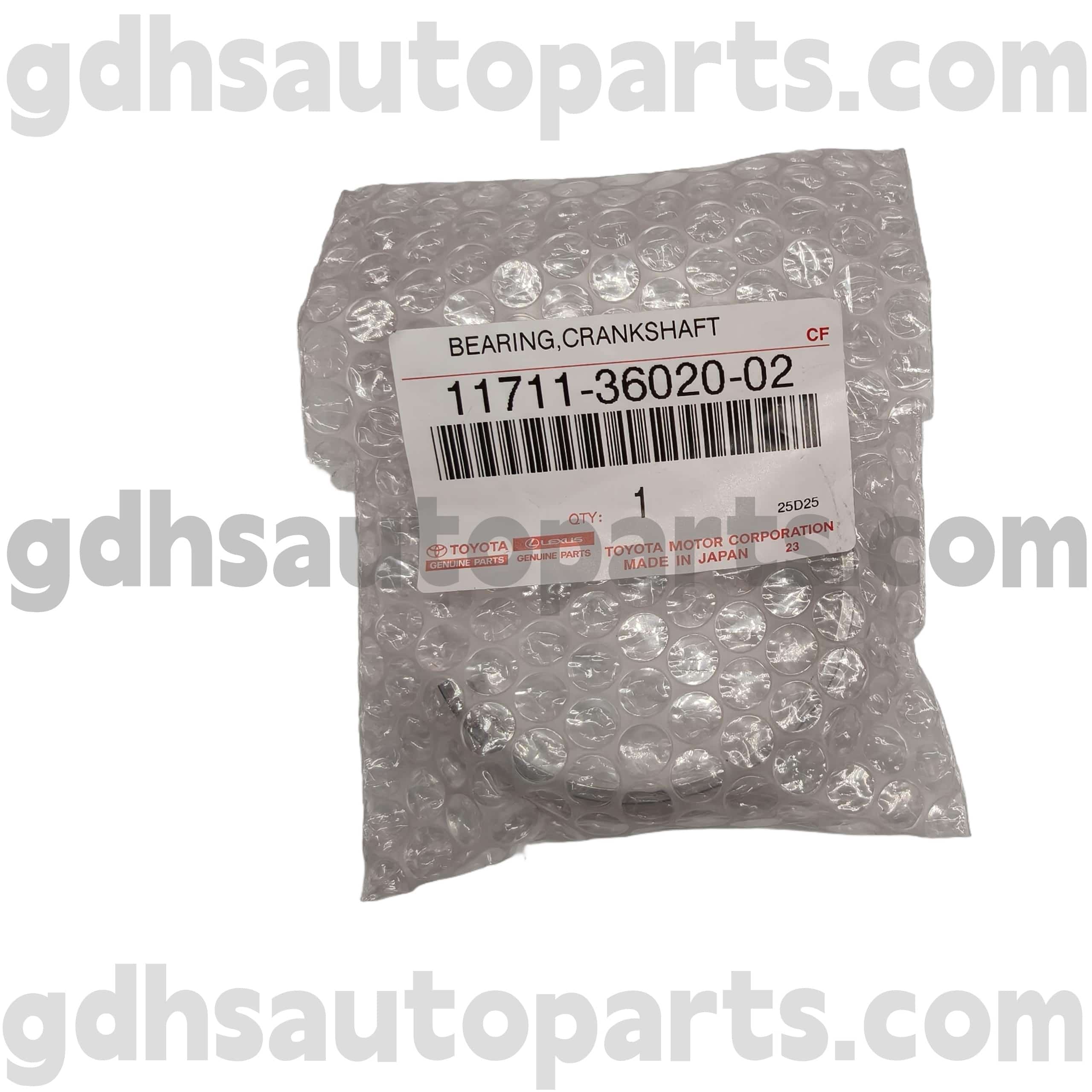11711-36020-02 rolamento genuíno do virabrequim das peças de Toyota para VENZA, SIENNA, chassi NO.ASU40 de CAMRY