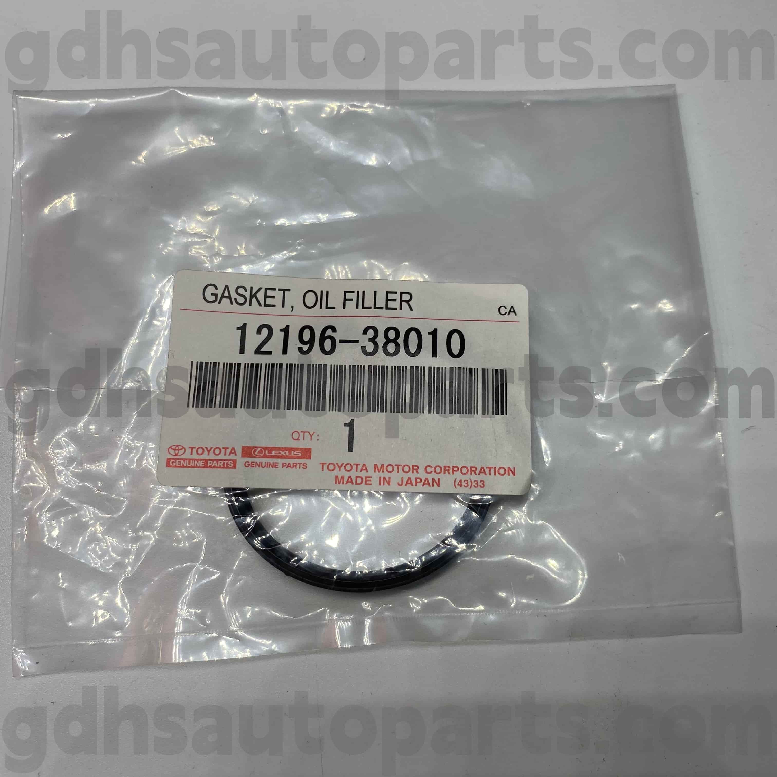 12196-38010 Tampa de enchimento de óleo de peças genuínas Toyota para LAND CRUISER, TACOMA, LEXUS LS600HL Chassis NO.GRJ150