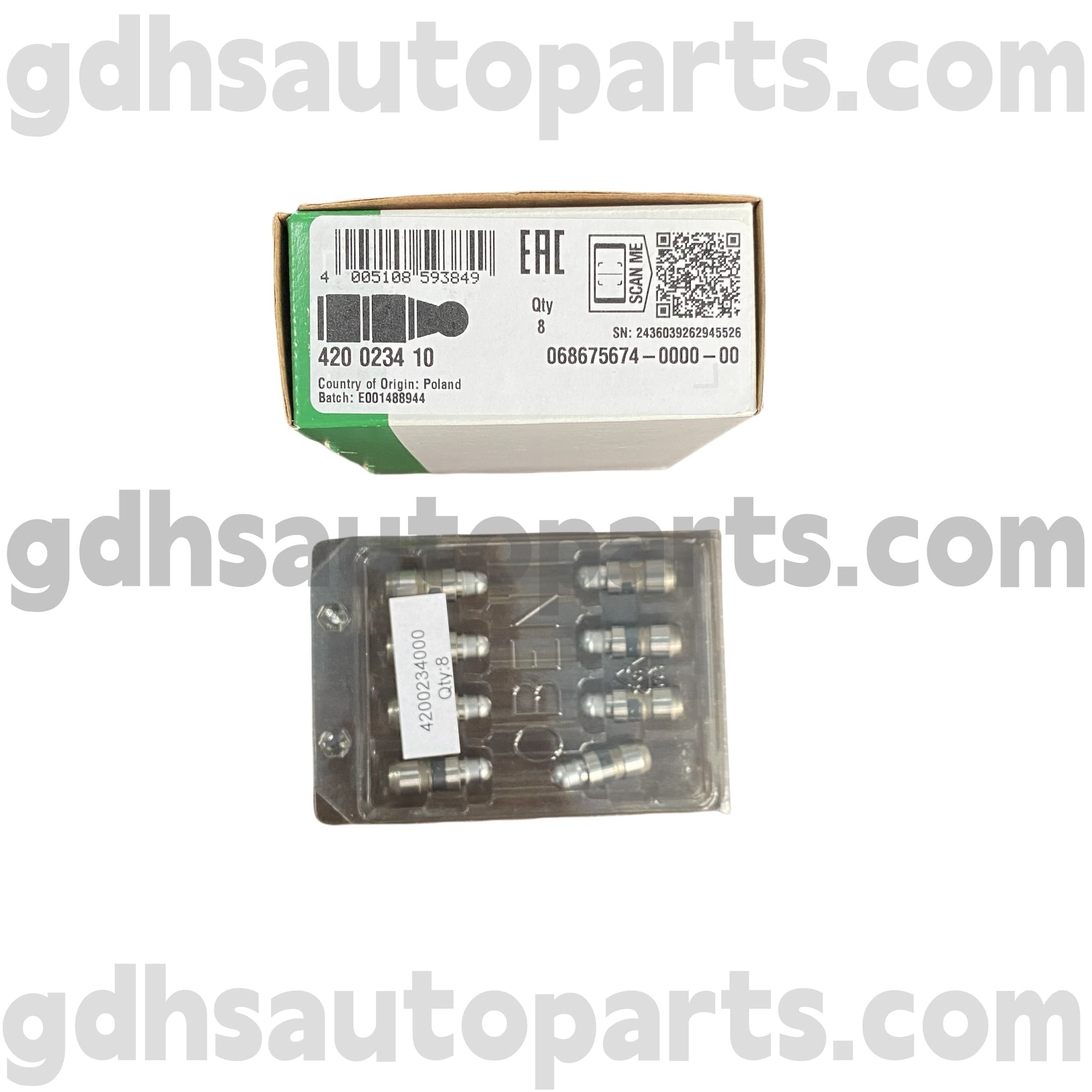 4200234100 Schaeffler INA Valve Lifger para Range Rover Evoque, Land Rover Discovery Sport OE no. LR004168