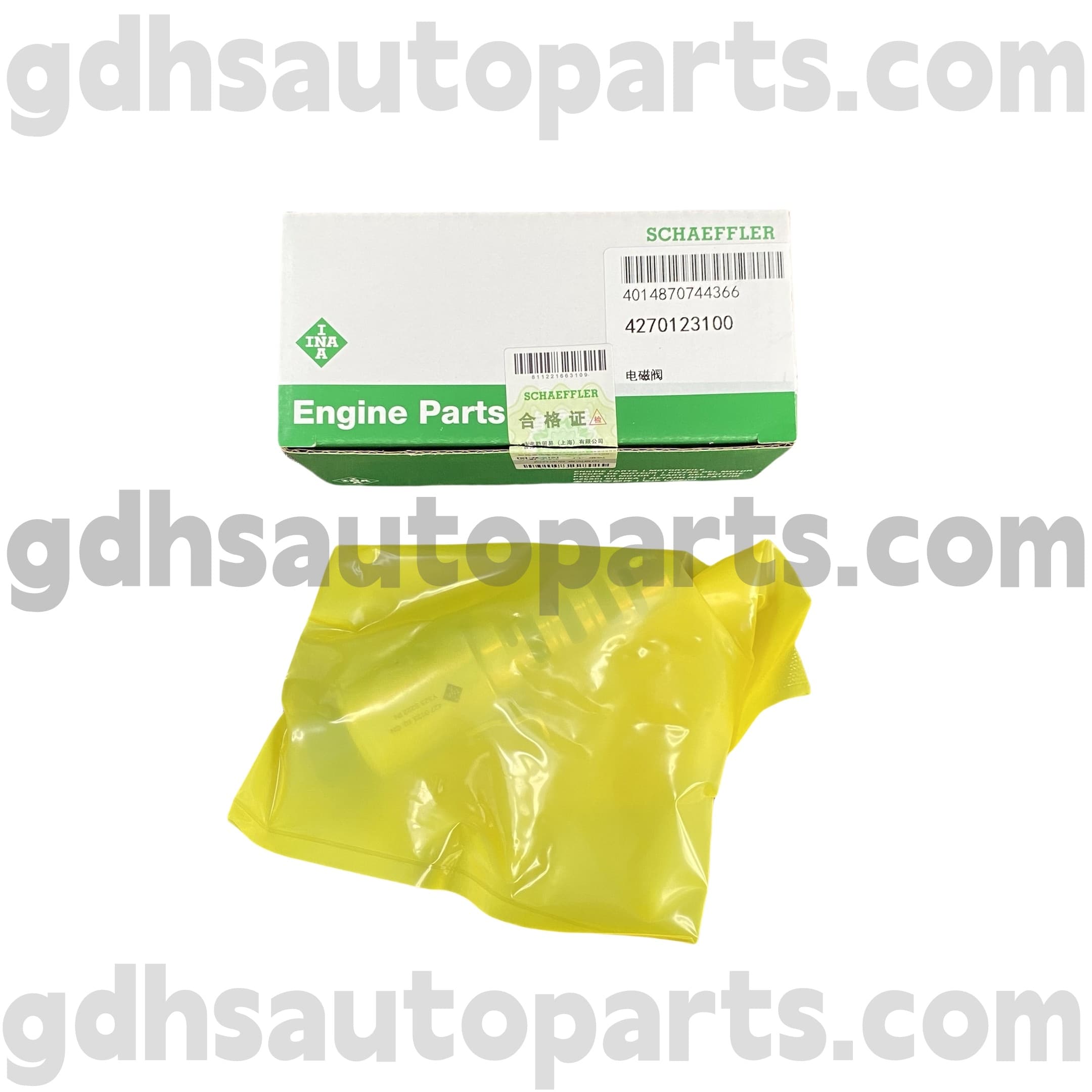 4270123100 SCHAEFFLER INA INA INDAÇA POSIÇÃO DE CAMES SOLENOID para Range Rover Evoque, Land Rover Freelander 2, Range Rover OE no. LR024995