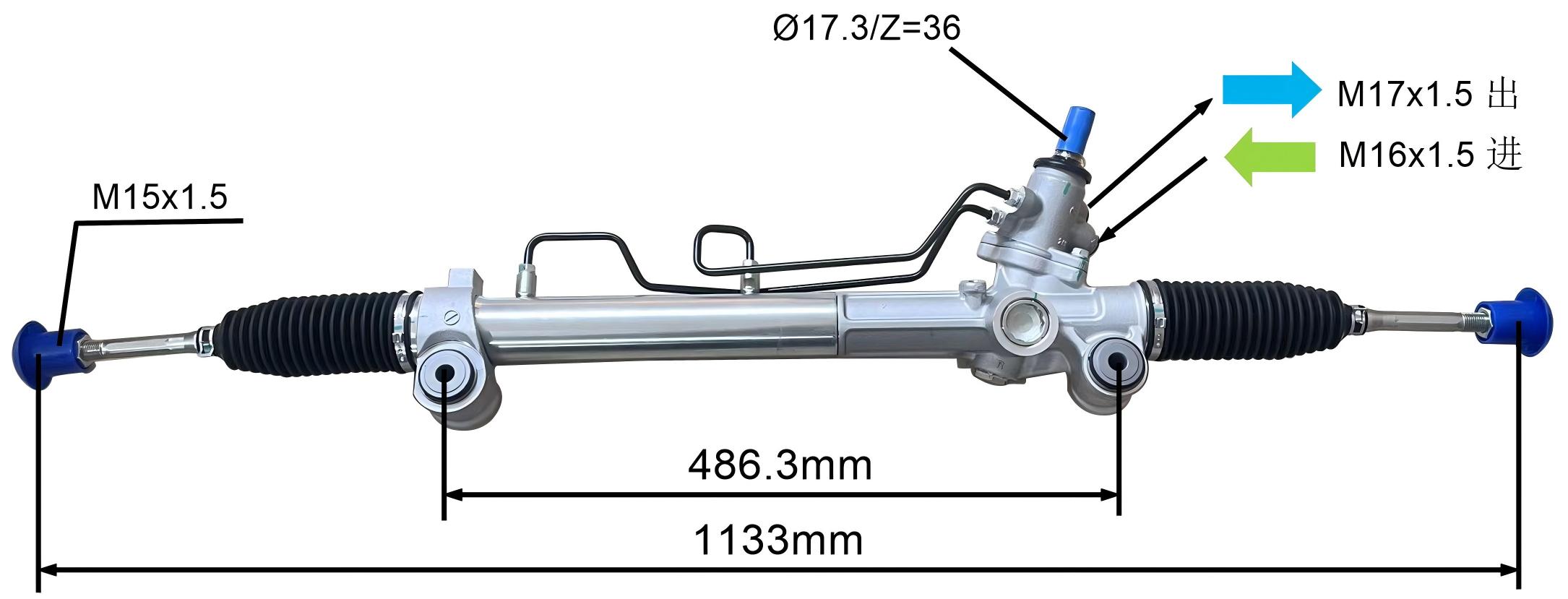 44200-06280 Engrenagem de direção automotiva
