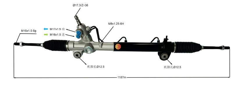 44200-08040 Engrenagem de direção automotiva