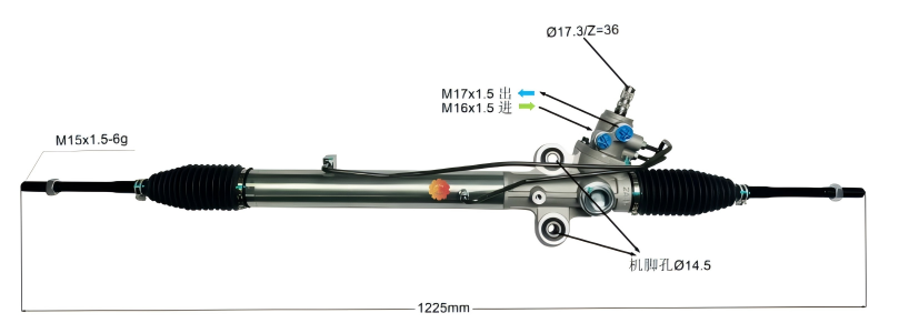 44200-26233 Engrenagem de direção automotiva