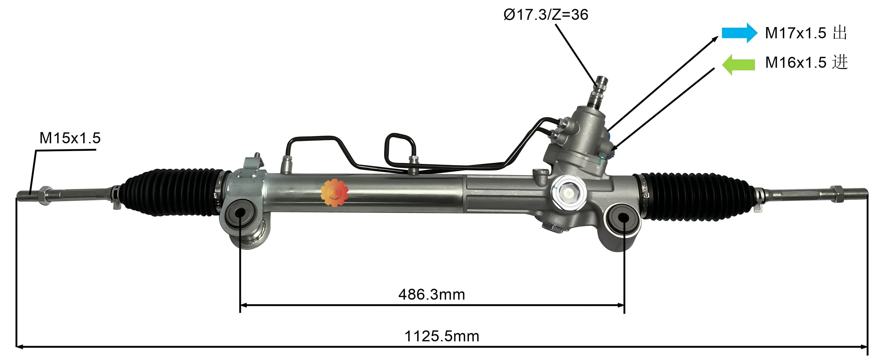 44200-33380 Engrenagem de direção automotiva