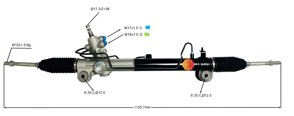 44200-48090 Engrenagem de direção automotiva