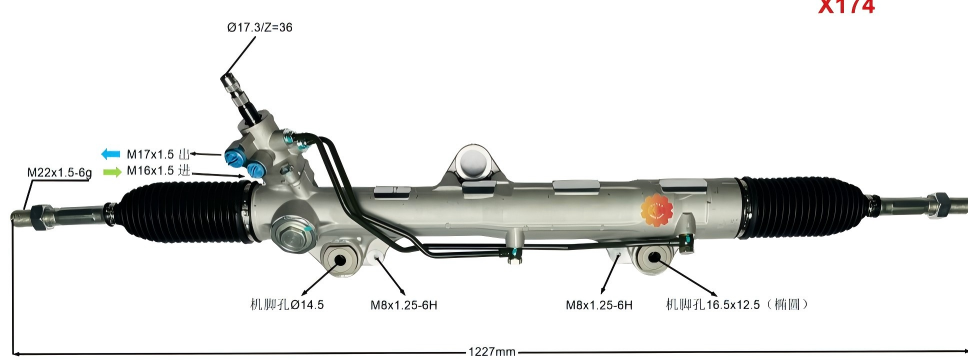 44200-60130 Engrenagem de direção automotiva