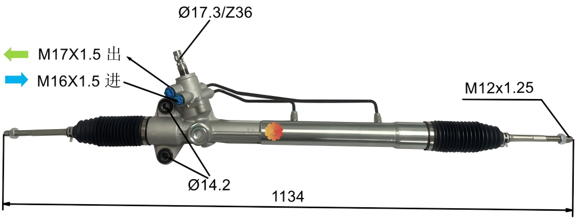 Engrenagem de direção 44200-BZ010 automotivo