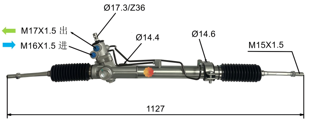44250-35020 Engrenagem de direção automotiva