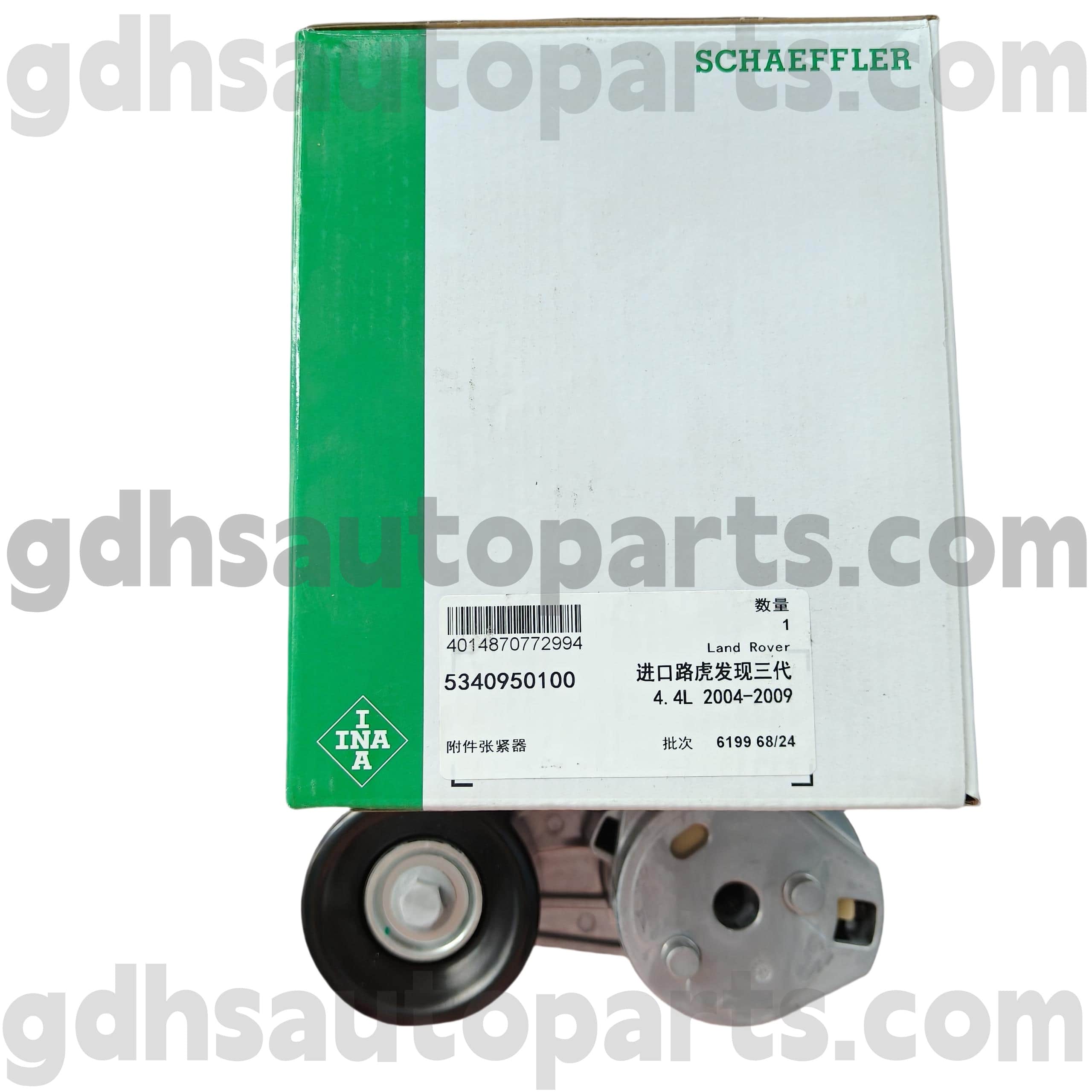 5340950100 SCHAEFFLER INA TENSOR TENSÃO DE CORTÃO DO RANGE PARA RANGE RANGE ROVER OE NO. PQG500220