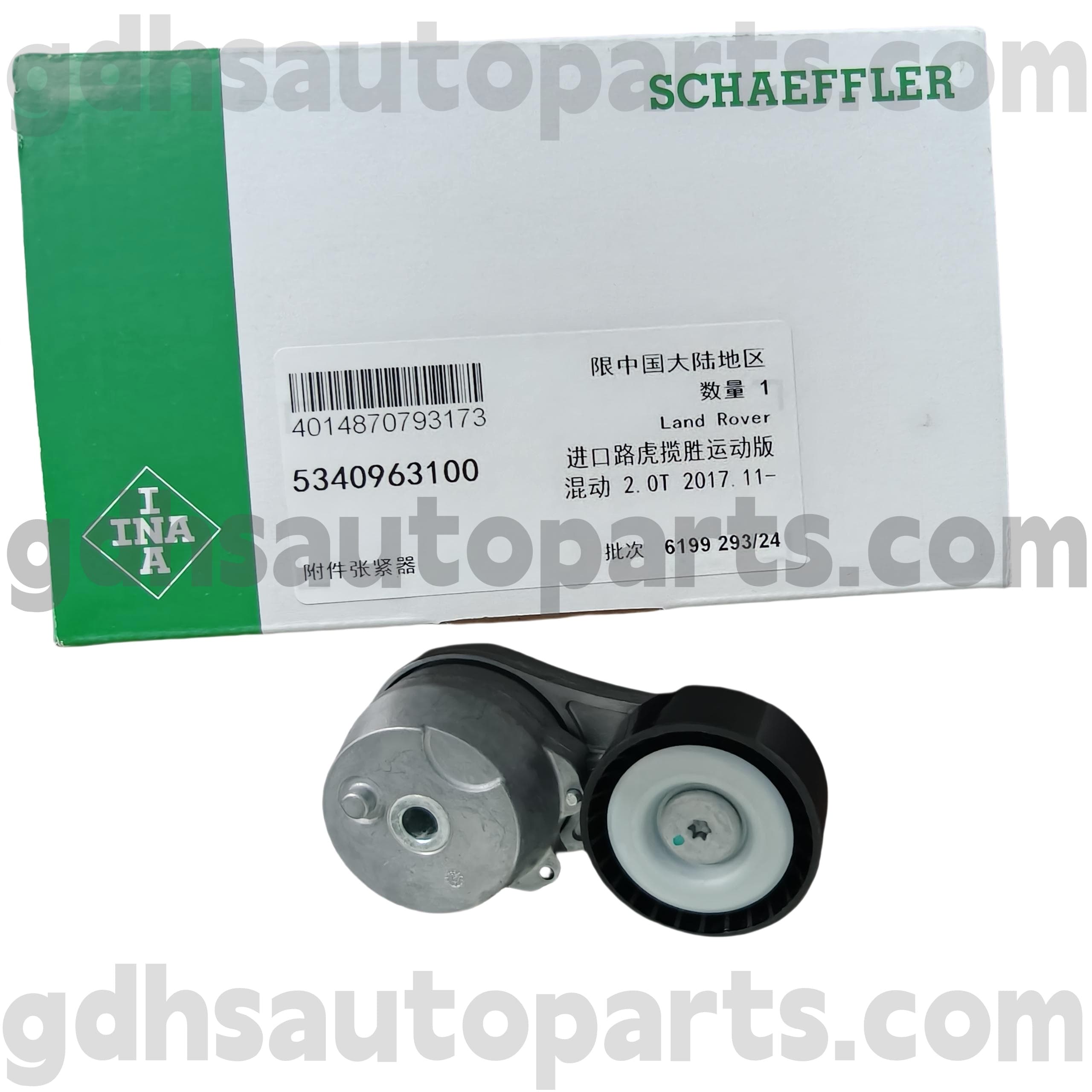 5340963100 SCHAEFFLER INA TENSOR TENSÃO DE CINTAGEM PARA RANGE RANGE RANGE ROVER VELA