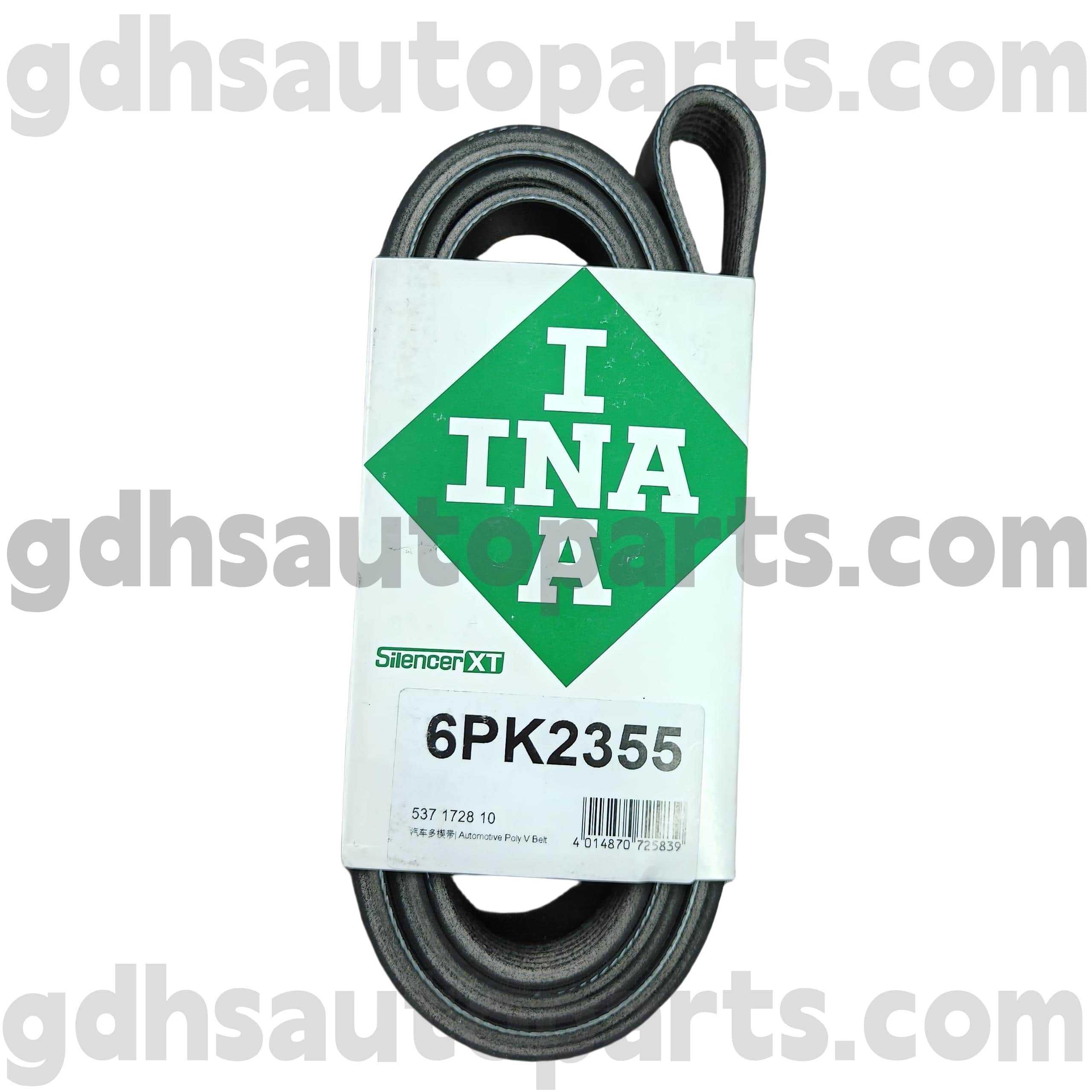5371728100 Schaeffler Ina Drive Belt for Range Rover, Range Rover Sport, Land Rover Discovery 4, New Defender OE no. LR035543