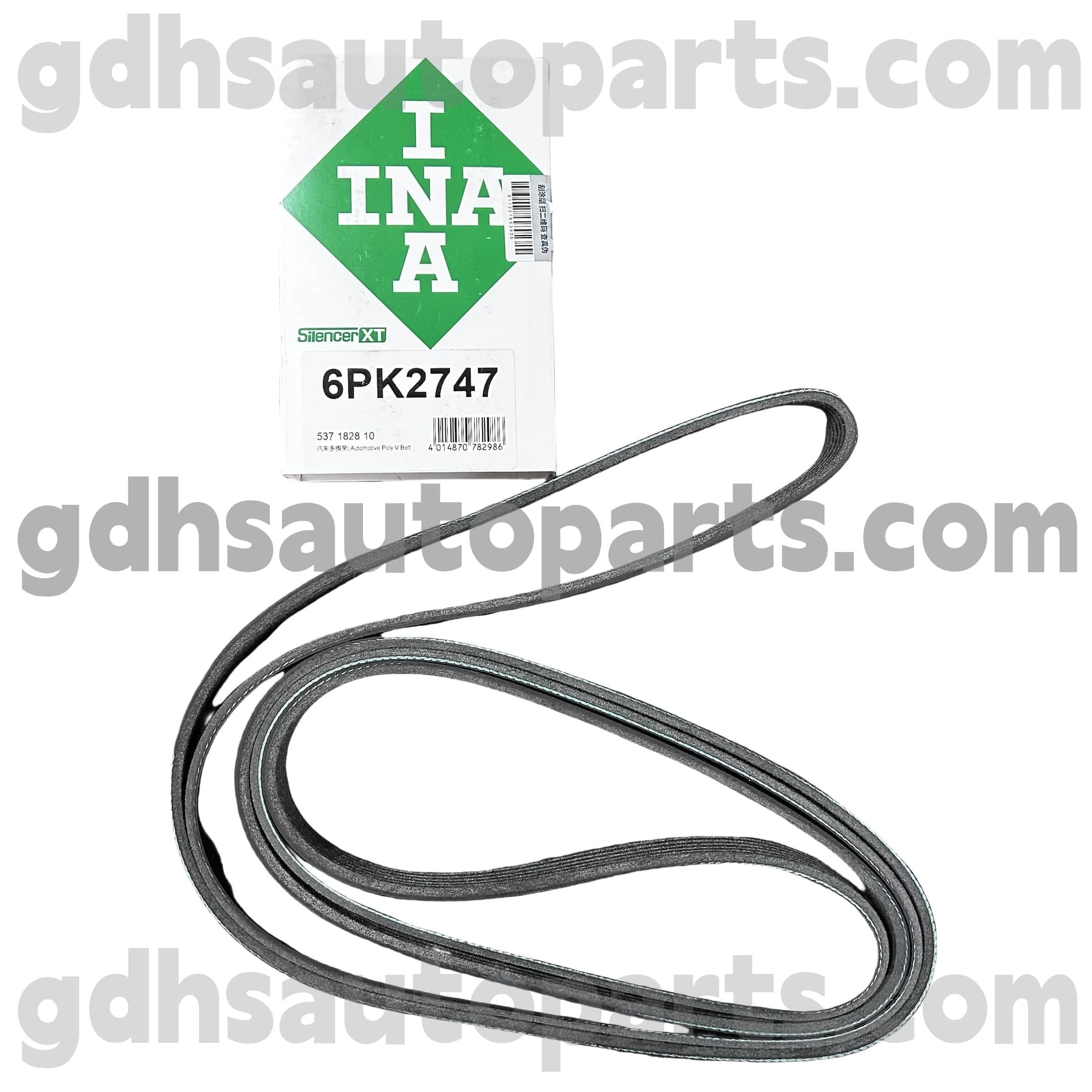 5371828100 Schaeffler Ina Drive Belt para Jaguar XJ, Jaguar XF, S-Type OE no. C2C28085