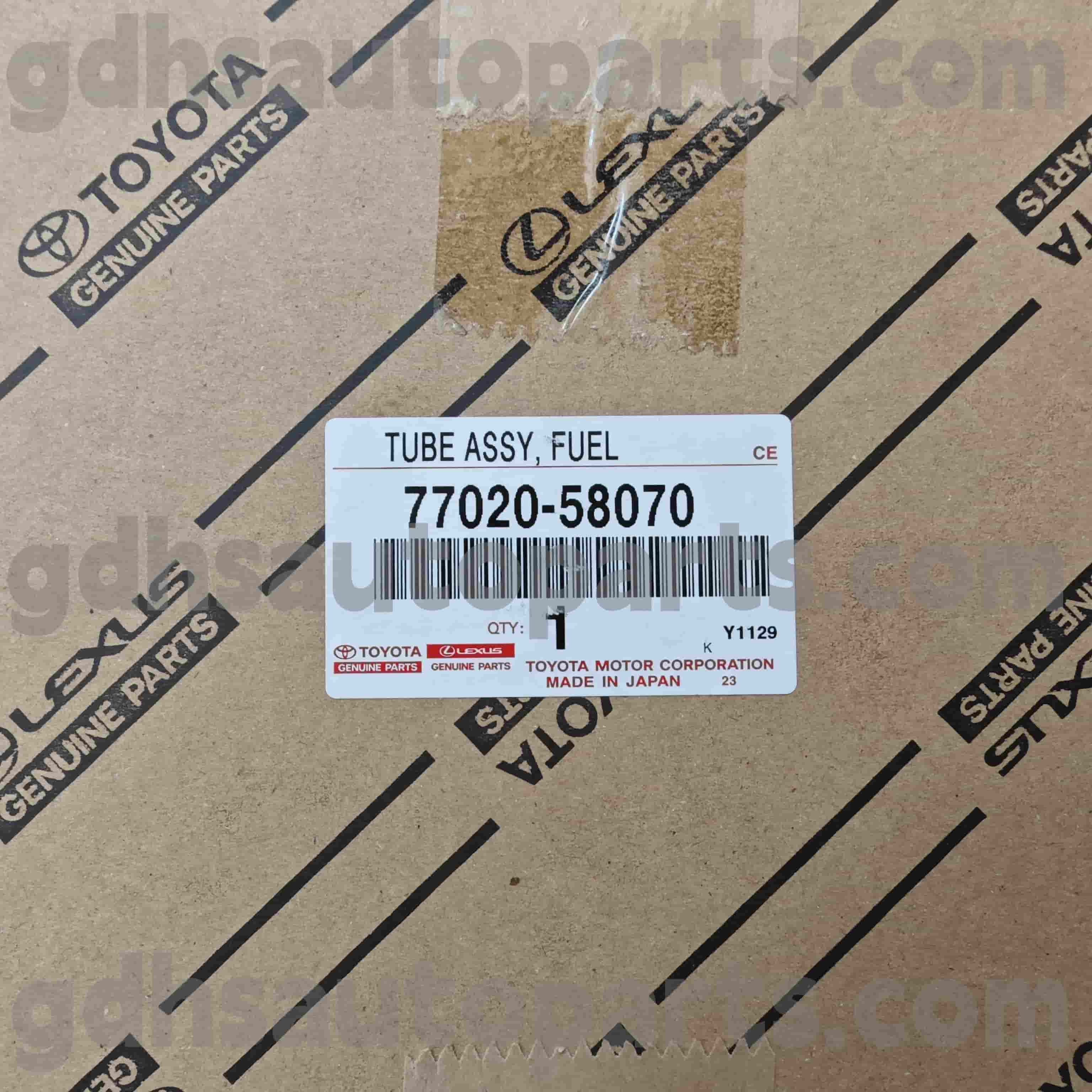 77020-58070 Bomba de combustível de peças genuínas Toyota para Alphard/Vellfire 、 Lexus LM350/LM300H CHASSIS NO. GGH30