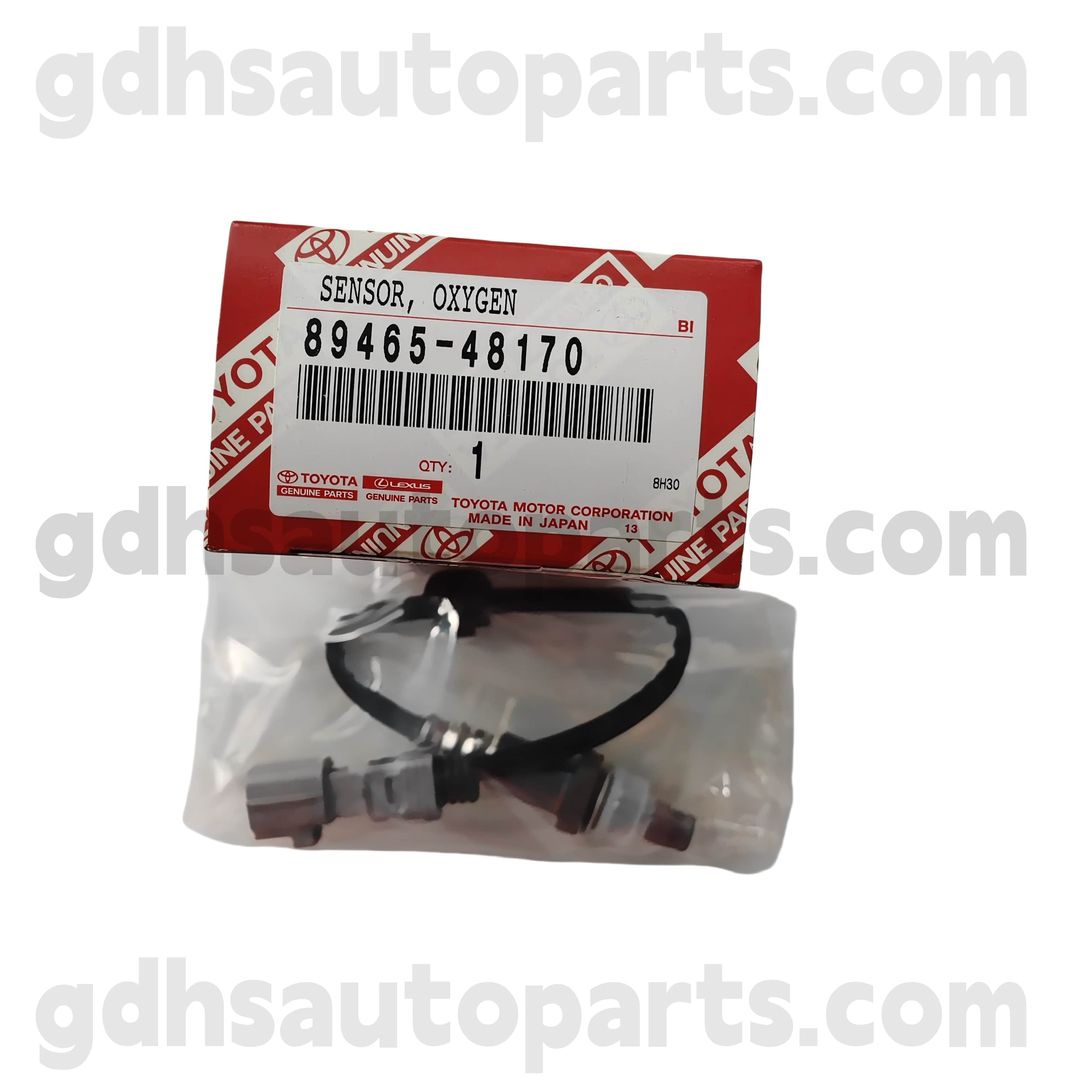 89465-48170 Toyota Peças genuínas Sensor de oxigênio traseiro para Harrier 、 Lexus RX300/330/350 、 Highlanderchassis no. MCU2#