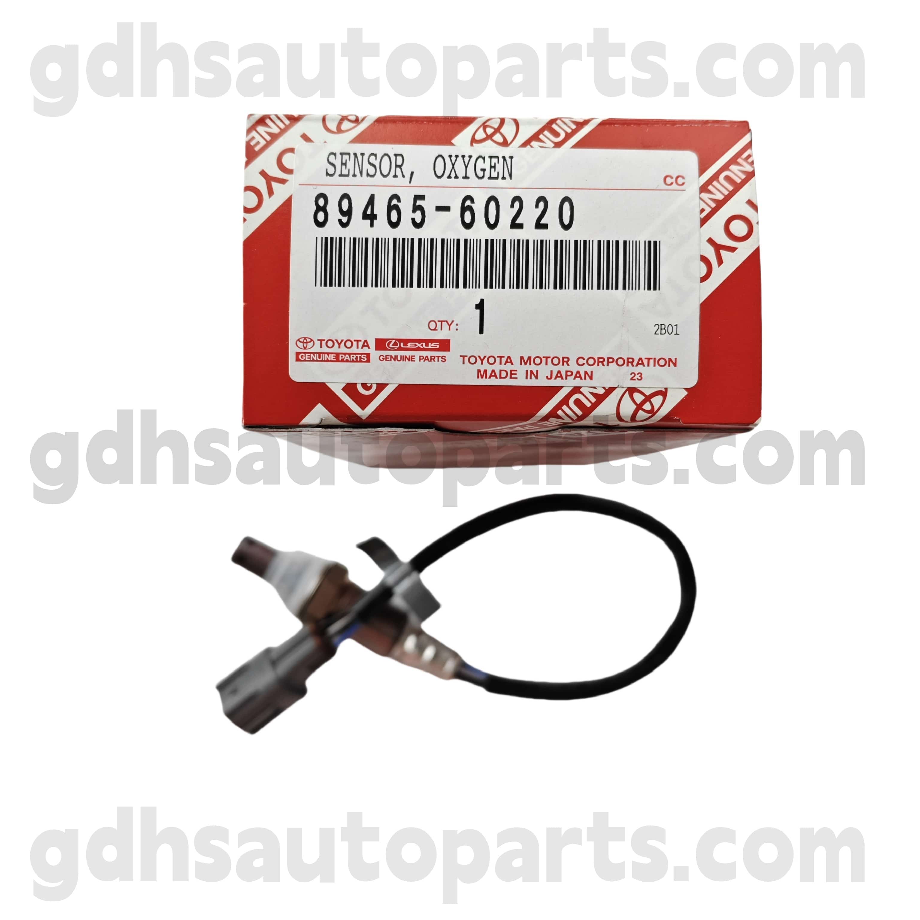 89465-60220 Sensor de oxigênio de peças genuínas Toyota para o Cruiser Land Prado 、 4Runner Chassis no. Grj12#.. arl, gcc, gen