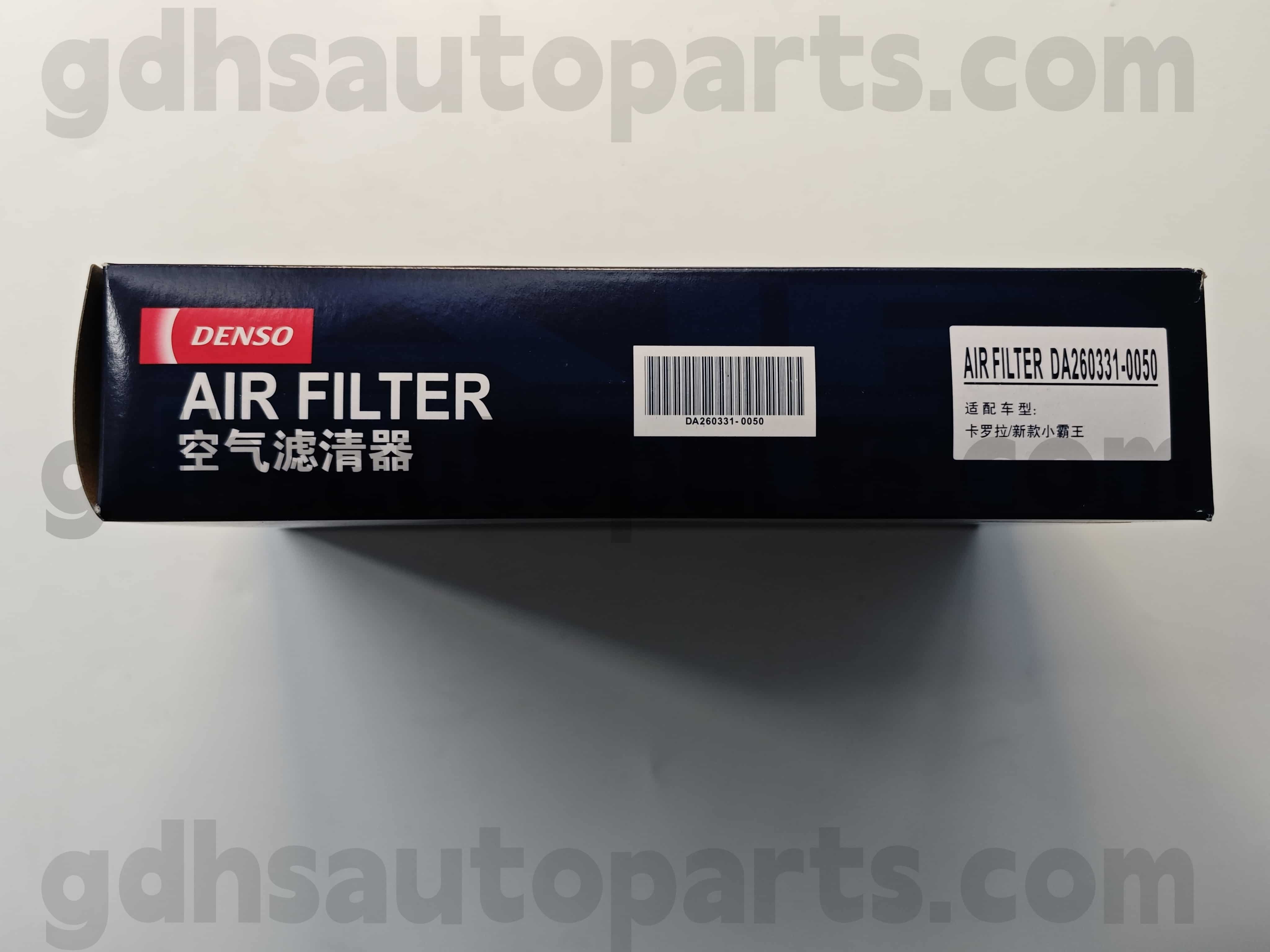 DA260331-0400 Filtro de ar de peças genuínas Toyota para chassi de Camry no. ACV4# 51 ASV50 60 AG OE NO. 17801-AZF09