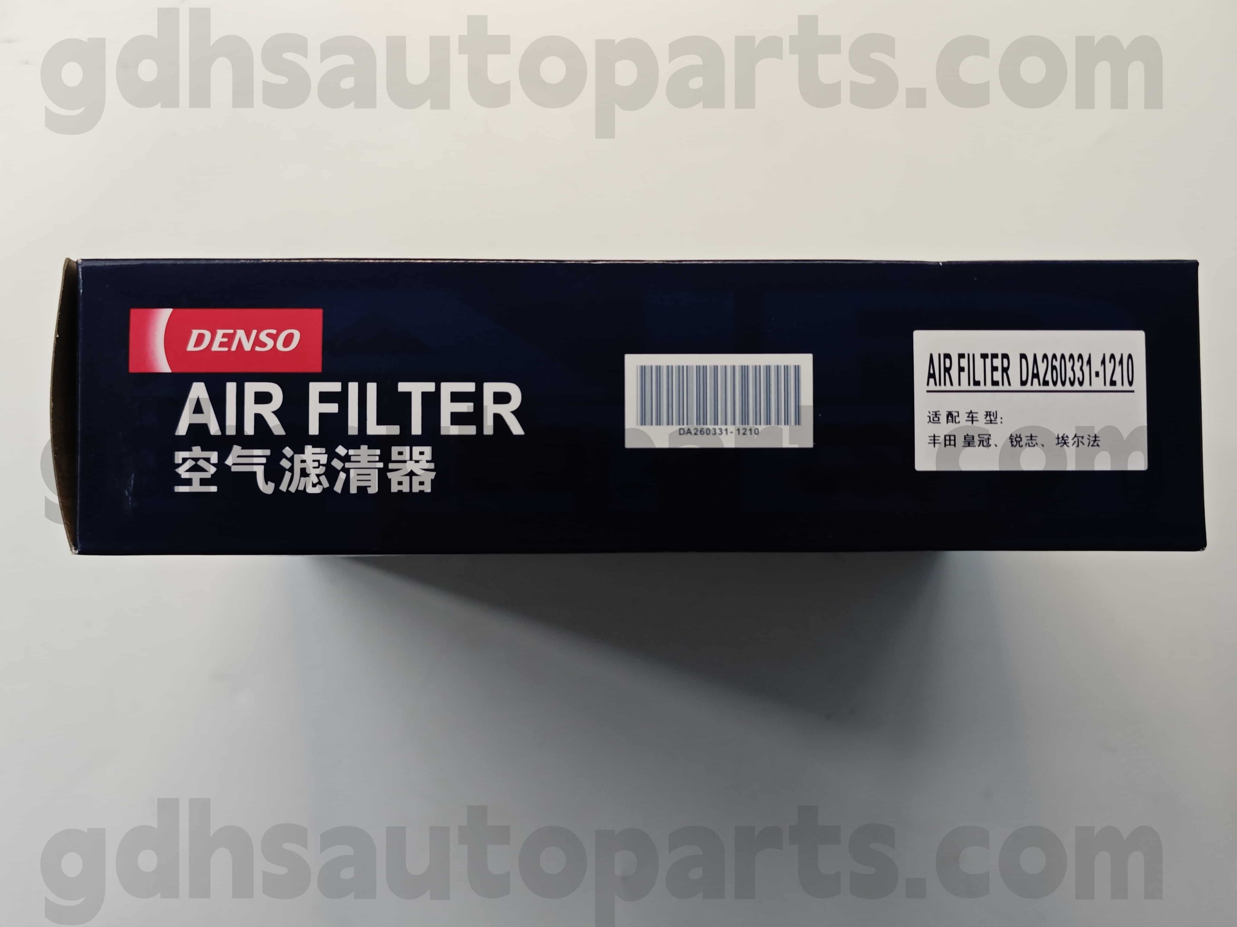 DA260331-1210 Toyota Genuine Parts Filtro de ar OE no. 17801-AZF16