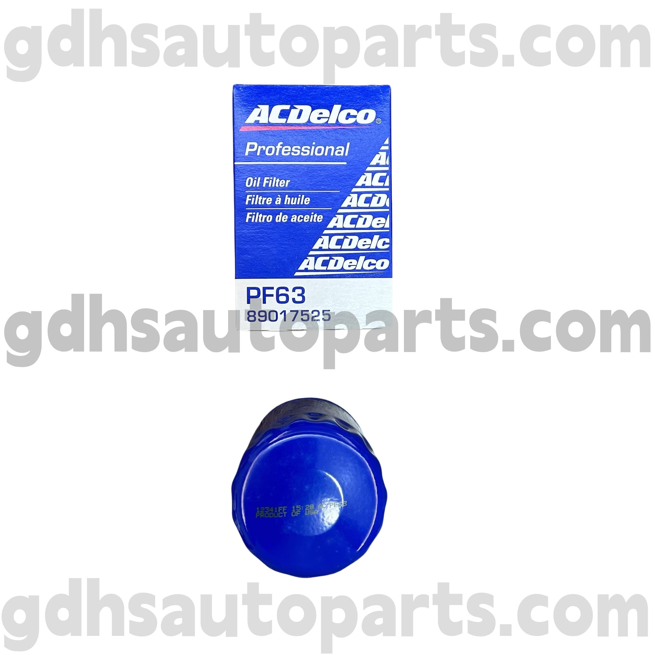 PF63 ACTENCO Oil Filter Conjunto Você não. 8901752